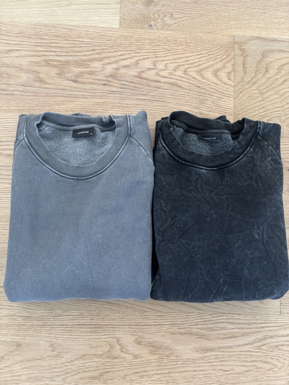 Zanerobe Crew Fleece Sweaters - set of two - size XXL